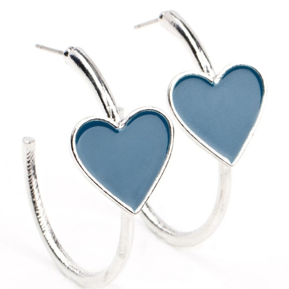 Blue earrings paparazzi
